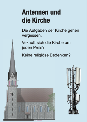 Antenne und Kirche